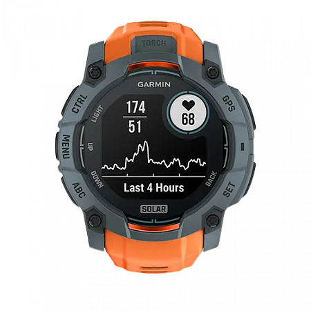 Garmin Instinct 3 – 50 mm, Solar Twilight with Solstice Band