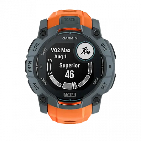 Garmin Instinct 3 – 50 mm, Solar Twilight with Solstice Band