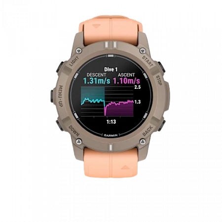 Garmin Descent G2 Paloma with Shell Pink Band
