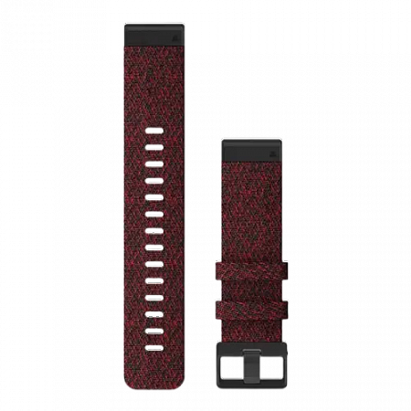 QuickFit 22 Watch Bands Heathered Red Nylon