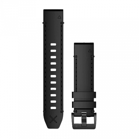 QuickFit 22 Watch Bands Genuine Horween® leather strap – Black