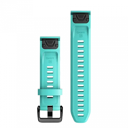 QuickFit 20 Watch Bands Aqua silicone