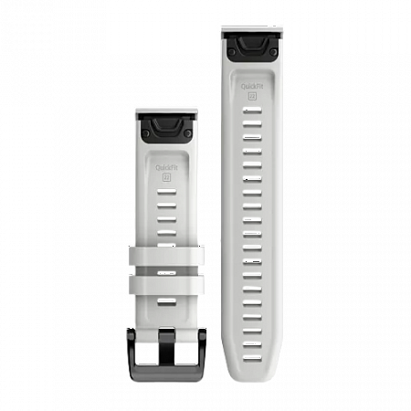 QuickFit 22 Watch Bands Carrera White Silicone