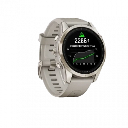 Garmin Epix Pro (Gen 2) Sapphire, Soft Gold with Light Sand Band 42mm