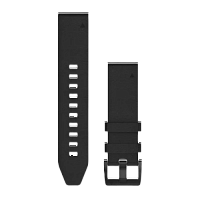 QuickFit 22 Watch Bands Black Leather