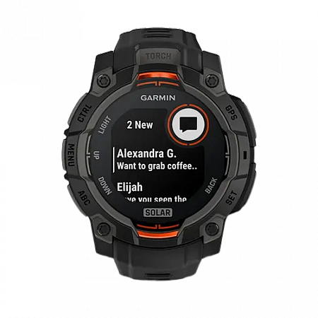Garmin Instinct 3 – 45 mm, Solar Black with black band