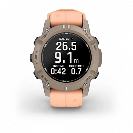 Garmin Descent G2 Paloma with Shell Pink Band