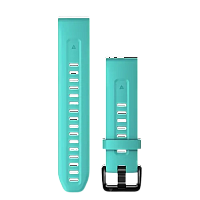 QuickFit 20 Watch Bands Aqua silicone