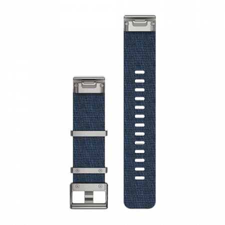 QuickFit 22 Watch Bands Jacquard-weave nylon strap – Indigo