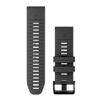 QuickFit 26 Watch Bands Graphite Silicone