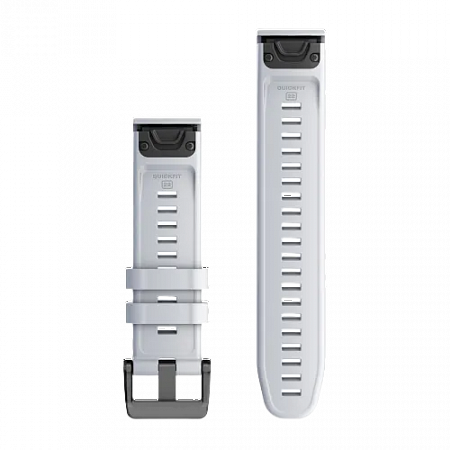 QuickFit 22 Watch Bands Whitestone Silicone