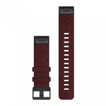 QuickFit 22 Watch Bands Heathered Red Nylon