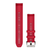 Quickfit 22 Watch Straps Plasma red silicone strap