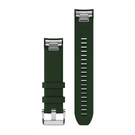 QuickFit 22 Watch Straps (MARQ®) Pine green silicone strap