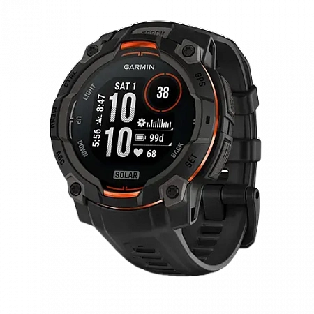 Garmin Instinct 3 – 45 mm, Solar Black with black band