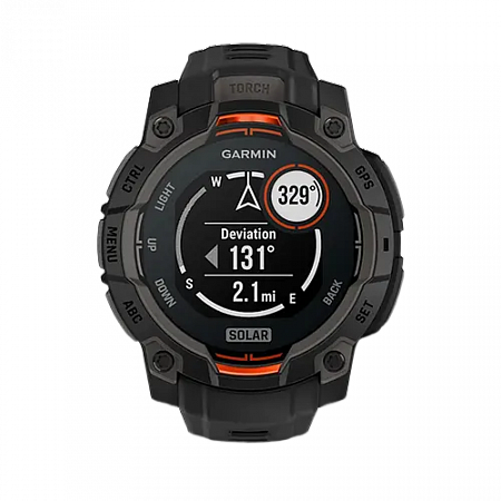Garmin Instinct 3 – 45 mm, Solar Black with black band