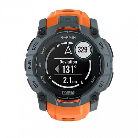 Garmin Instinct 3 – 50 mm, Solar Twilight with Solstice Band