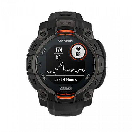 Garmin Instinct 3 – 45 mm, Solar Black with black band