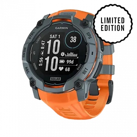 Garmin Instinct 3 – 50 mm, Solar Twilight with Solstice Band