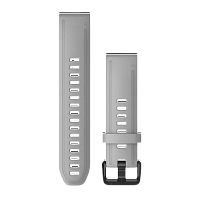QuickFit 20 Watch Bands Powder Gray Silicone