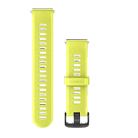 Watch Bands Amp Yellow Silicone with Slate Hardware