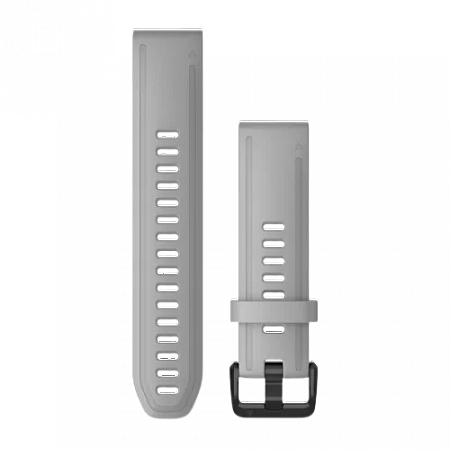 QuickFit 20 Watch Bands Powder Gray Silicone