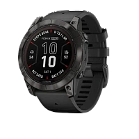 Garmin Fenix 7Х Pro– Sapphire Solar Edition Carbon Grey DLC Titanium with Black Band 51mm