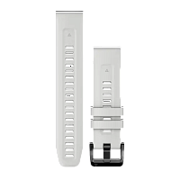 QuickFit 22 Watch Bands Carrera White Silicone