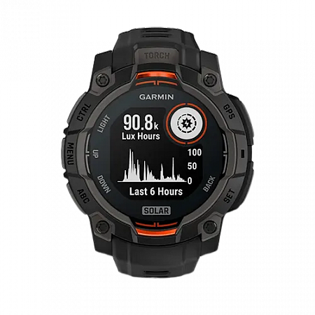 Garmin Instinct 3 – 45 mm, Solar Black with black band