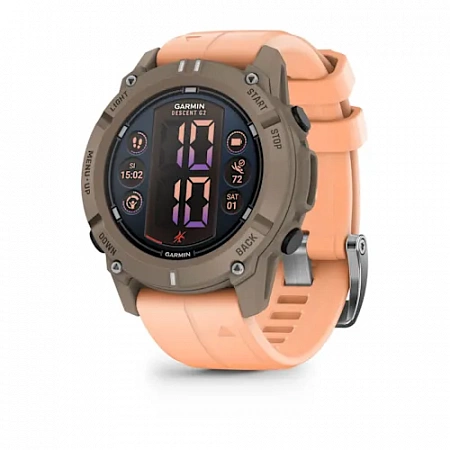 Garmin Descent G2 Paloma with Shell Pink Band