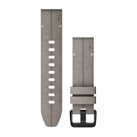 QuickFit 20 Watch Bands Shale Gray Suede Leather