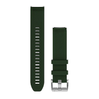 QuickFit 22 Watch Straps (MARQ®) Pine green silicone strap
