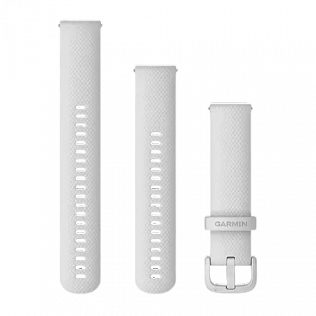 Quick Release Bands (20 mm) White, silicone