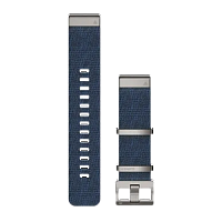 QuickFit 22 Watch Bands Jacquard-weave nylon strap – Indigo