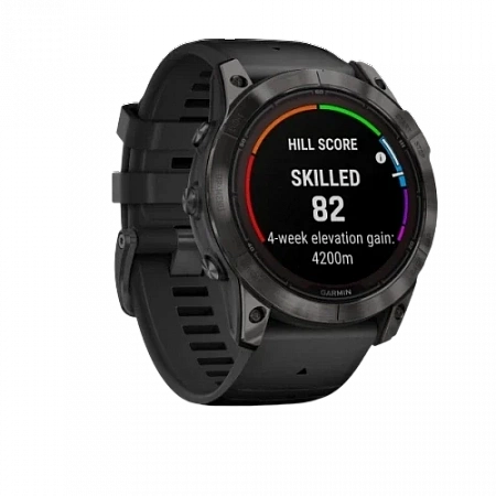 Garmin Fenix 7Х Pro– Sapphire Solar Edition Carbon Grey DLC Titanium with Black Band 51mm